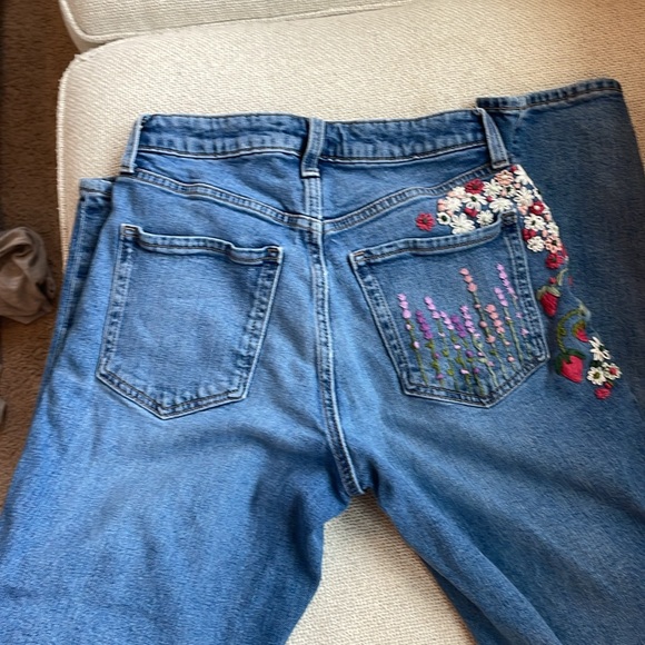 Embroidered old navy jeans 4 tall - Picture 4 of 4